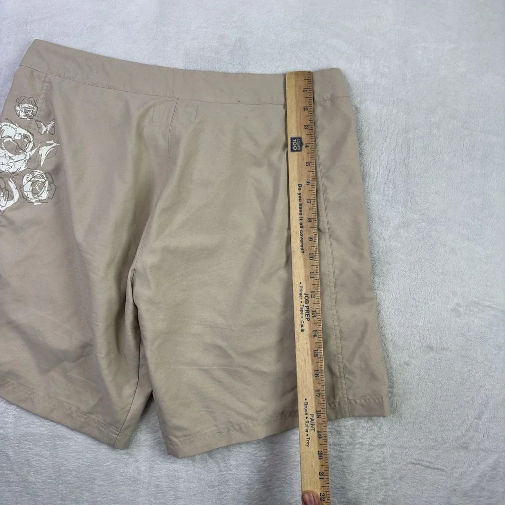 Salomon Beige Waterproof Swim Trunks Board Shorts Men's 12